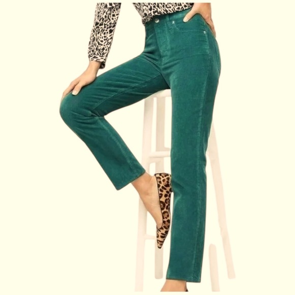 J. Crew Vintage Slim Straight Corduroy Pant Spruce Green 31 - Picture 1 of 6